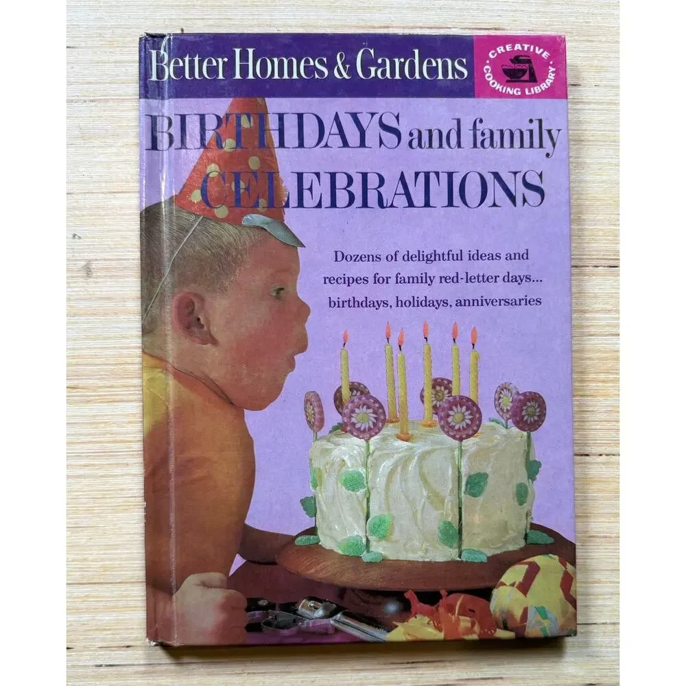 Lot of 3 Better Home & Gardens Creative Cooking Library Books Vintage
